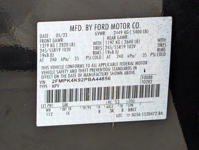 Certified 2023 Ford Edge Titanium w/ Equipment Group 301A AWD/4WD image 25