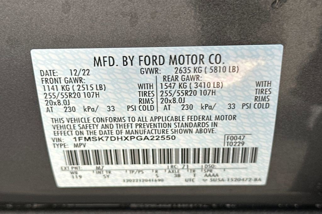 Certified 2023 Ford Explorer XLT w/ Equipment Group 202A image 34