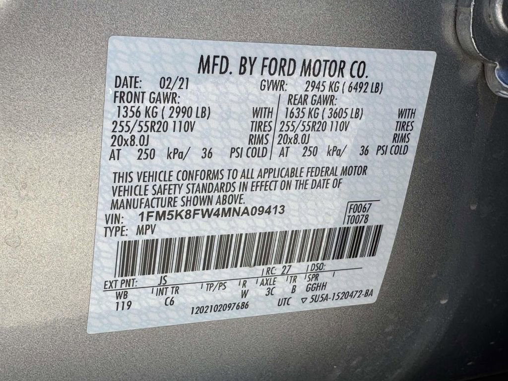 Certified 2021 Ford Explorer Limited w/ Hybrid Equipment Group 310A AWD/4WD image 28