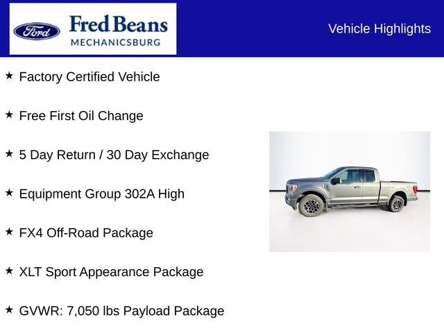 Certified 2023 Ford F150 XLT w/ Equipment Group 302A High image 9