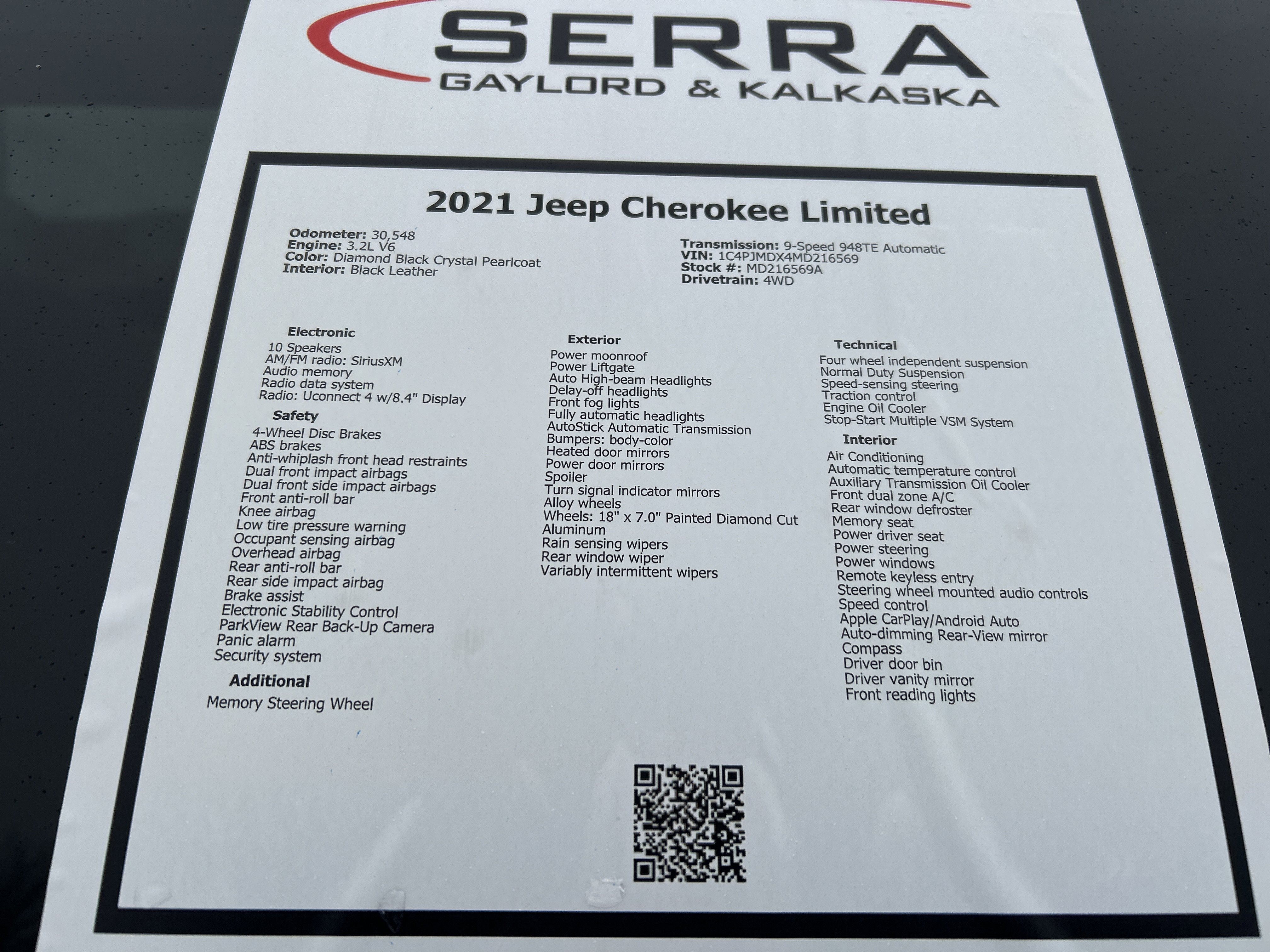 Used 2021 Jeep Cherokee Limited image 26