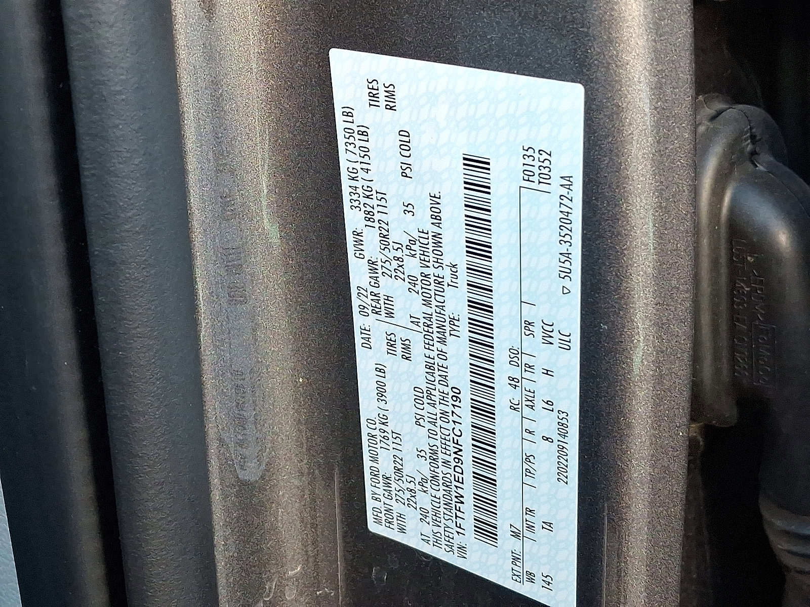 Certified 2022 Ford F150 Limited image 29