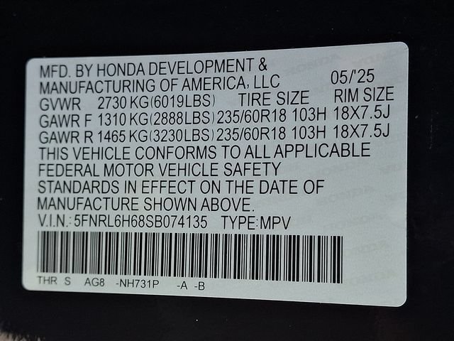 Used 2025 Honda Odyssey EX-L image 29