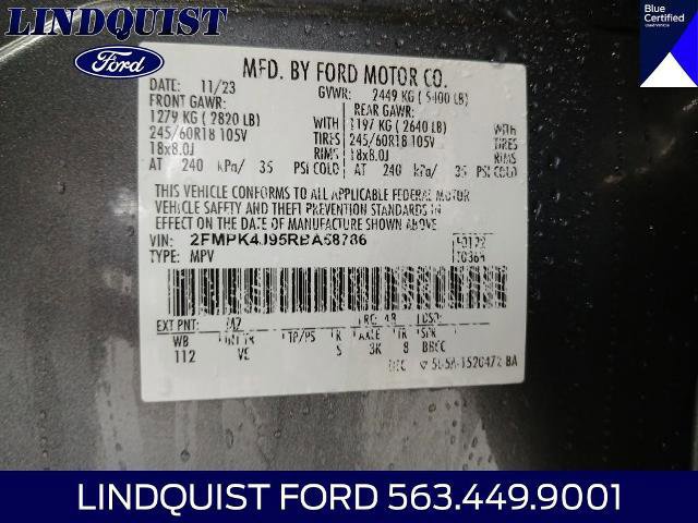 Certified 2024 Ford Edge SEL w/ Convenience Package image 21