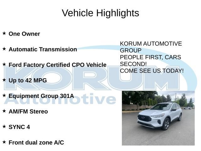 Certified 2025 Ford Escape ST-Line w/ Equipment Group 301A FWD image 4