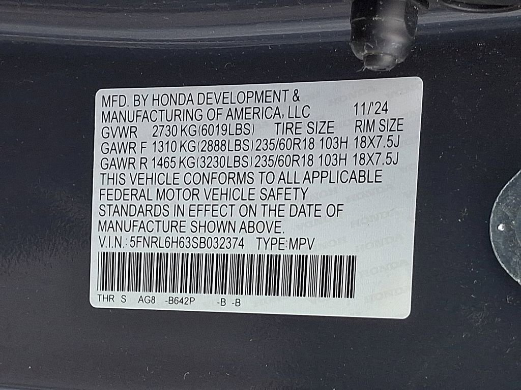 Used 2025 Honda Odyssey EX-L image 28