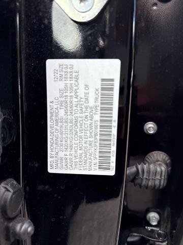 Used 2023 Honda Ridgeline Black Edition image 14
