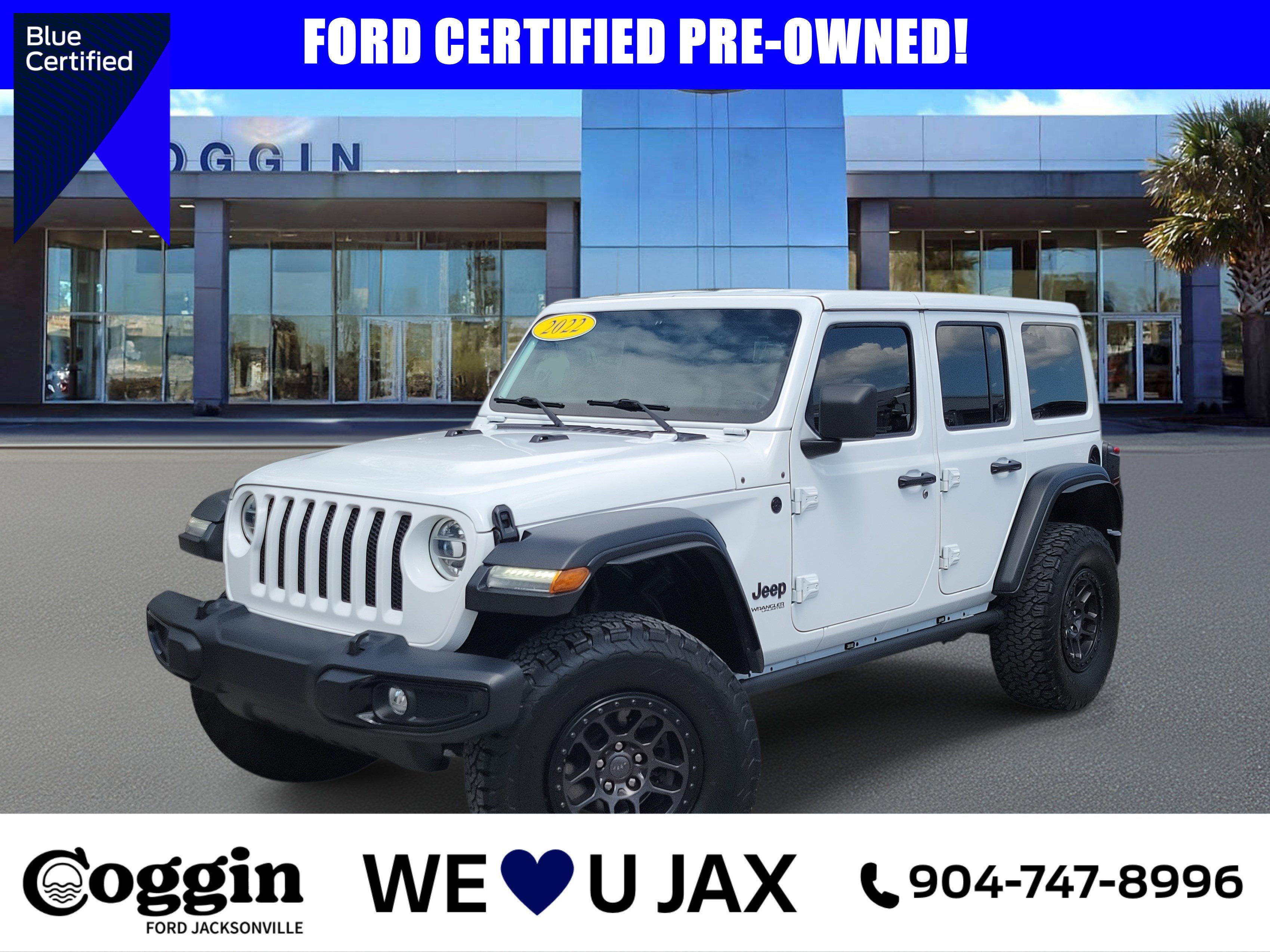 Used 2022 Jeep Wrangler Unlimited Sport image 1