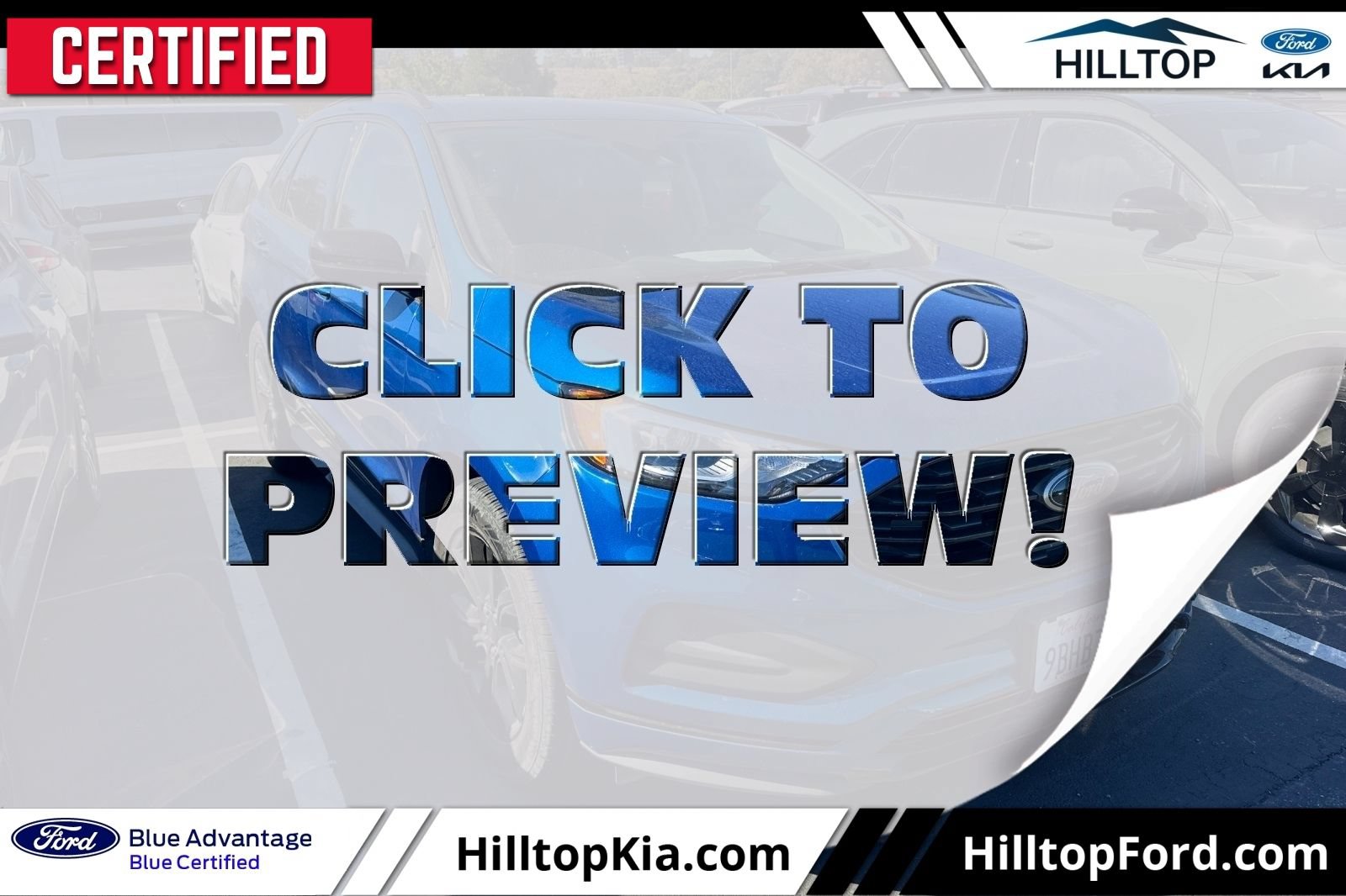 Certified 2022 Ford Edge SE w/ Black Appearance Package
