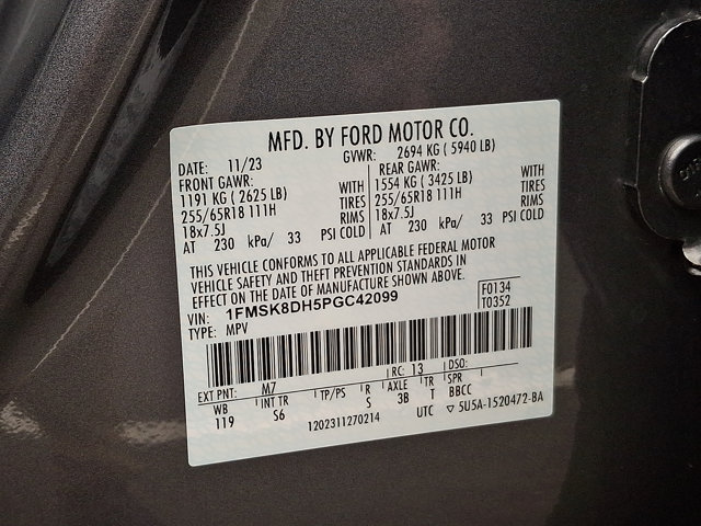 Certified 2023 Ford Explorer XLT w/ Equipment Group 202A AWD/4WD image 27