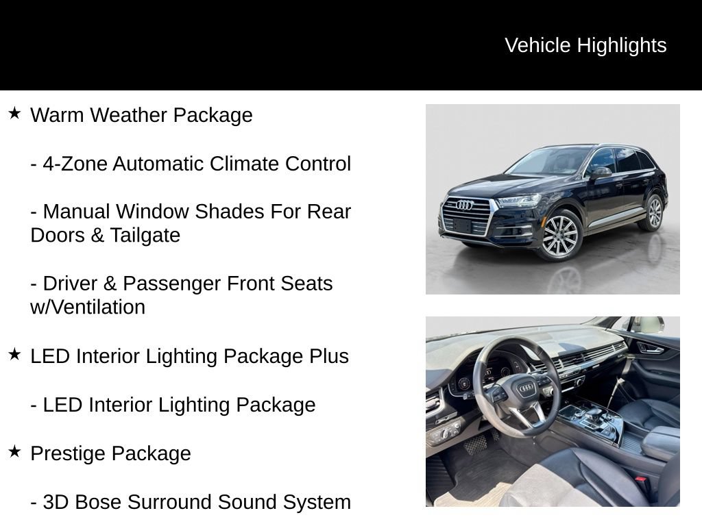 Used 2018 Audi Q7 3.0T Prestige w/ Prestige Package AWD/4WD image 17