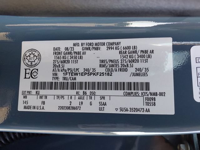 Certified 2023 Ford F150 XLT w/ Equipment Group 302A High AWD/4WD image 25