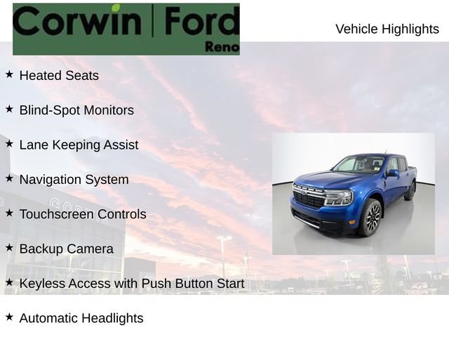 Certified 2023 Ford Maverick Lariat w/ Lariat Luxury Package FWD image 7