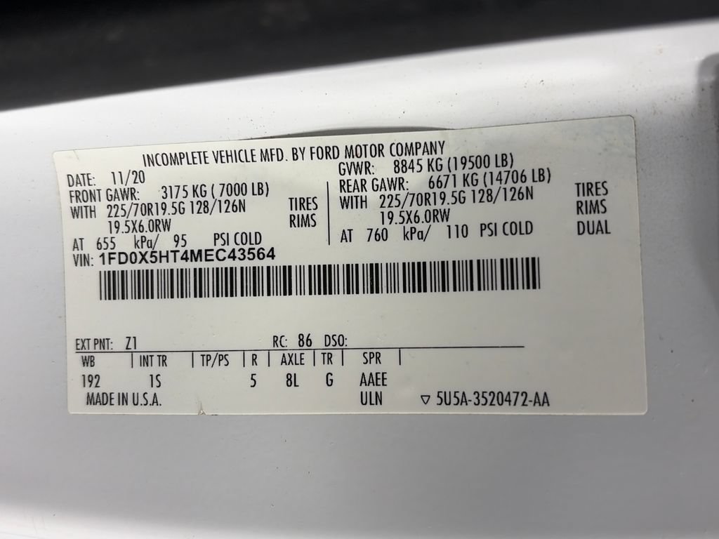 Certified 2021 Ford F550 4x4 SuperCab Super Duty image 8