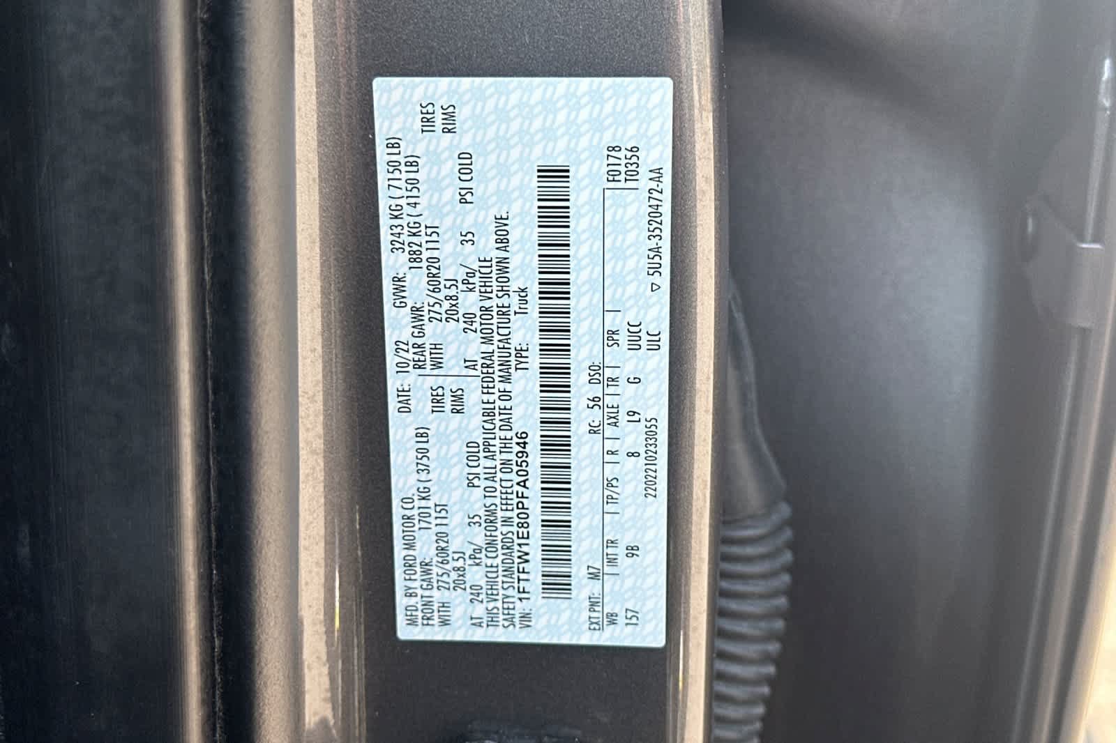 Certified 2023 Ford F150 Platinum w/ Equipment Group 701A High AWD/4WD image 28