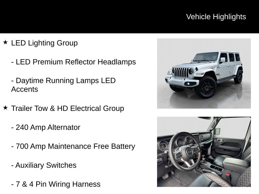 Used 2022 Jeep Wrangler Unlimited Sahara AWD/4WD image 26