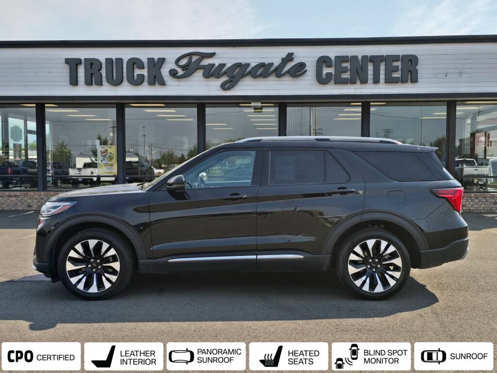 Certified 2025 Ford Explorer Platinum w/ LUX Leather Package
