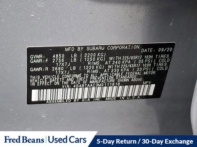 Used 2021 Subaru Outback 2.5i image 27