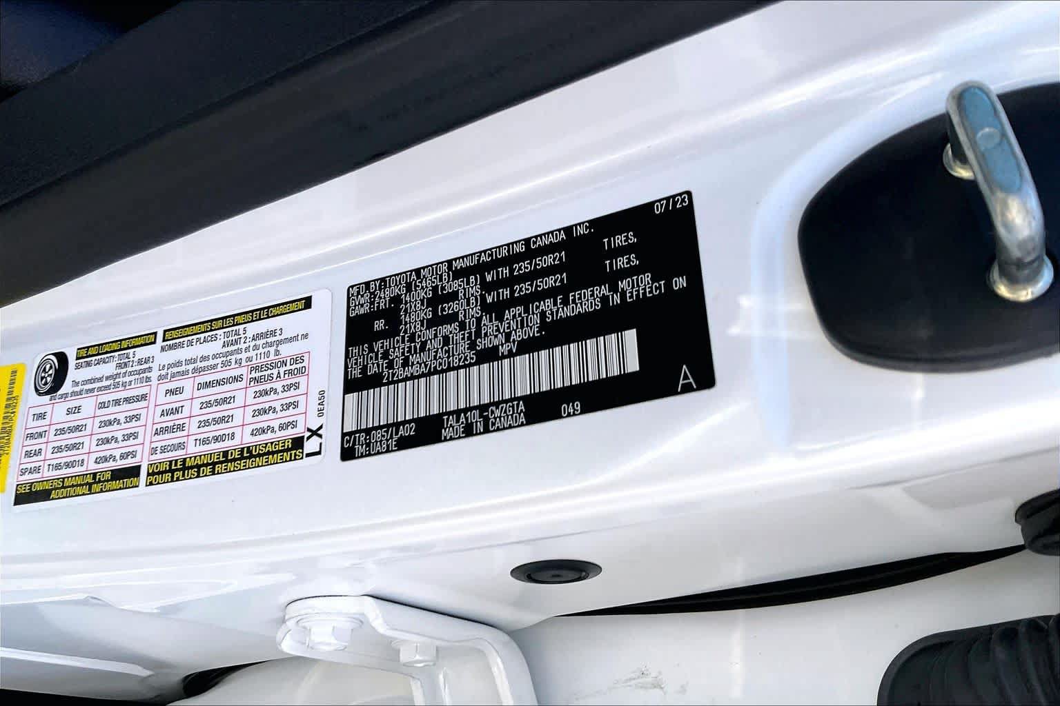 Used 2023 Lexus RX 350 FWD w/ Cold Area Package image 34