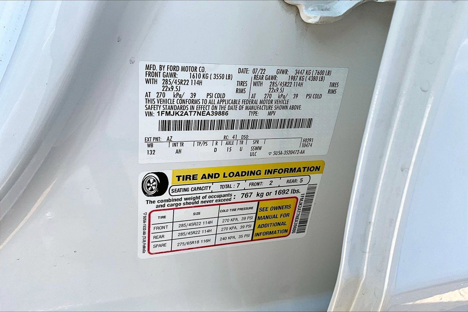 Certified 2022 Ford Expedition Max Limited image 15