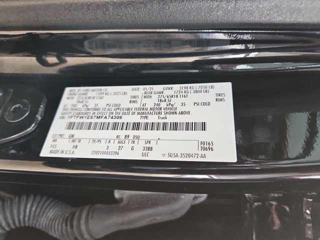Certified 2021 Ford F150 Lariat w/ Equipment Group 502A High AWD/4WD image 20