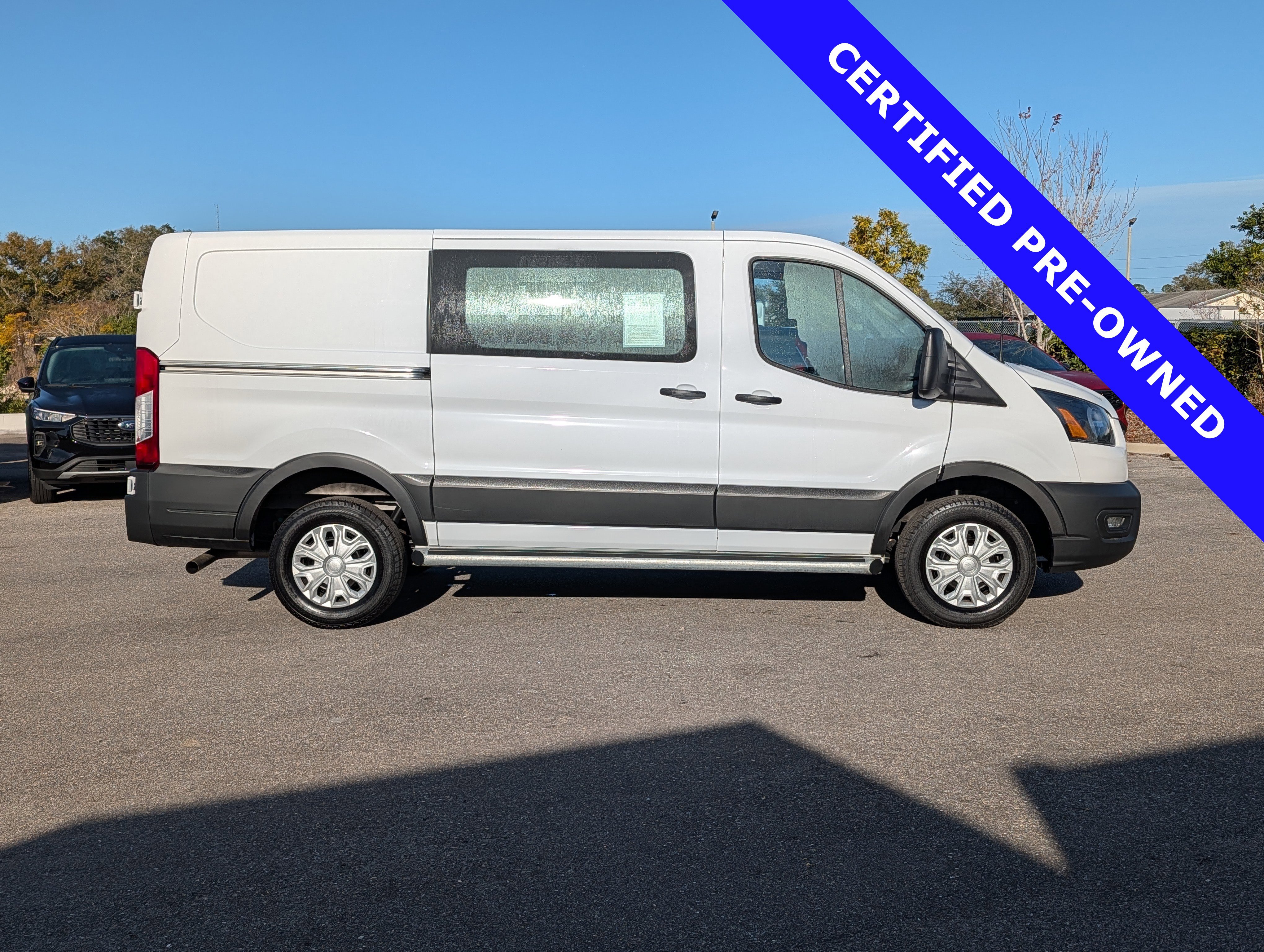 Certified 2024 Ford Transit 250 Low Roof w/ Exterior Upgrade Package RWD image 1
