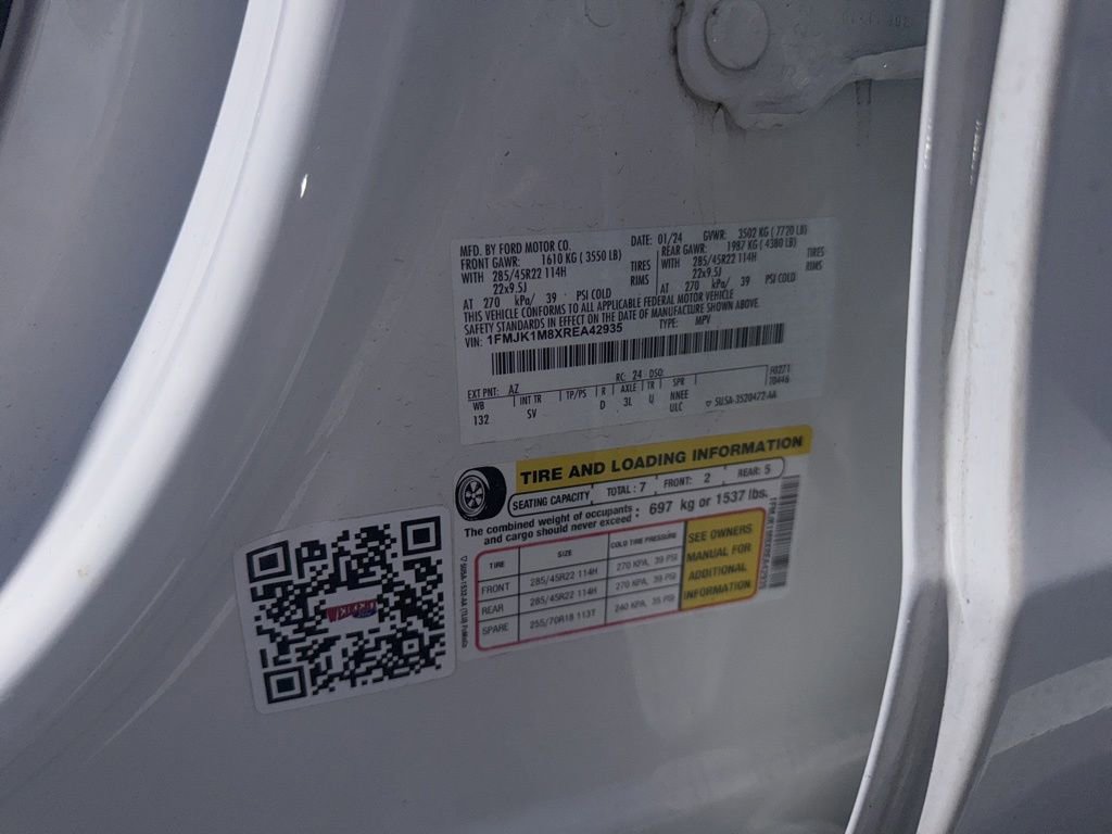 Certified 2024 Ford Expedition Max Platinum AWD/4WD image 8