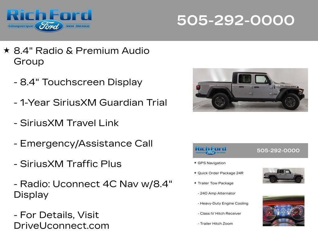 Used 2021 Jeep Gladiator Rubicon AWD/4WD image 50