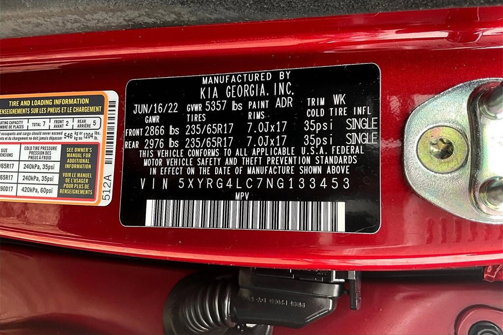 Used 2022 Kia Sorento LX image 35