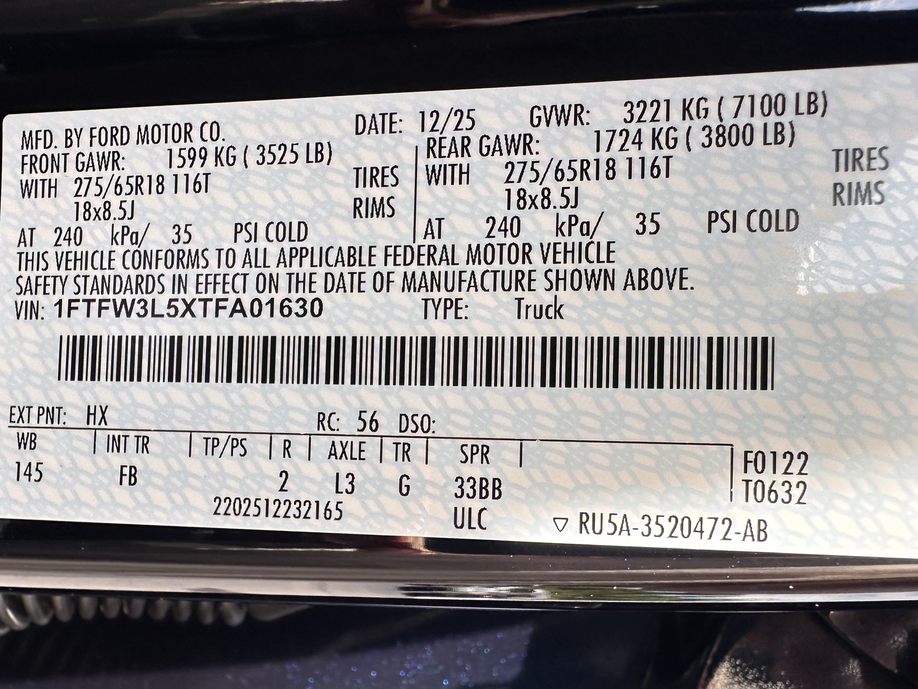 Certified 2026 Ford F150 XLT w/ Equipment Group 302A MID AWD/4WD image 31