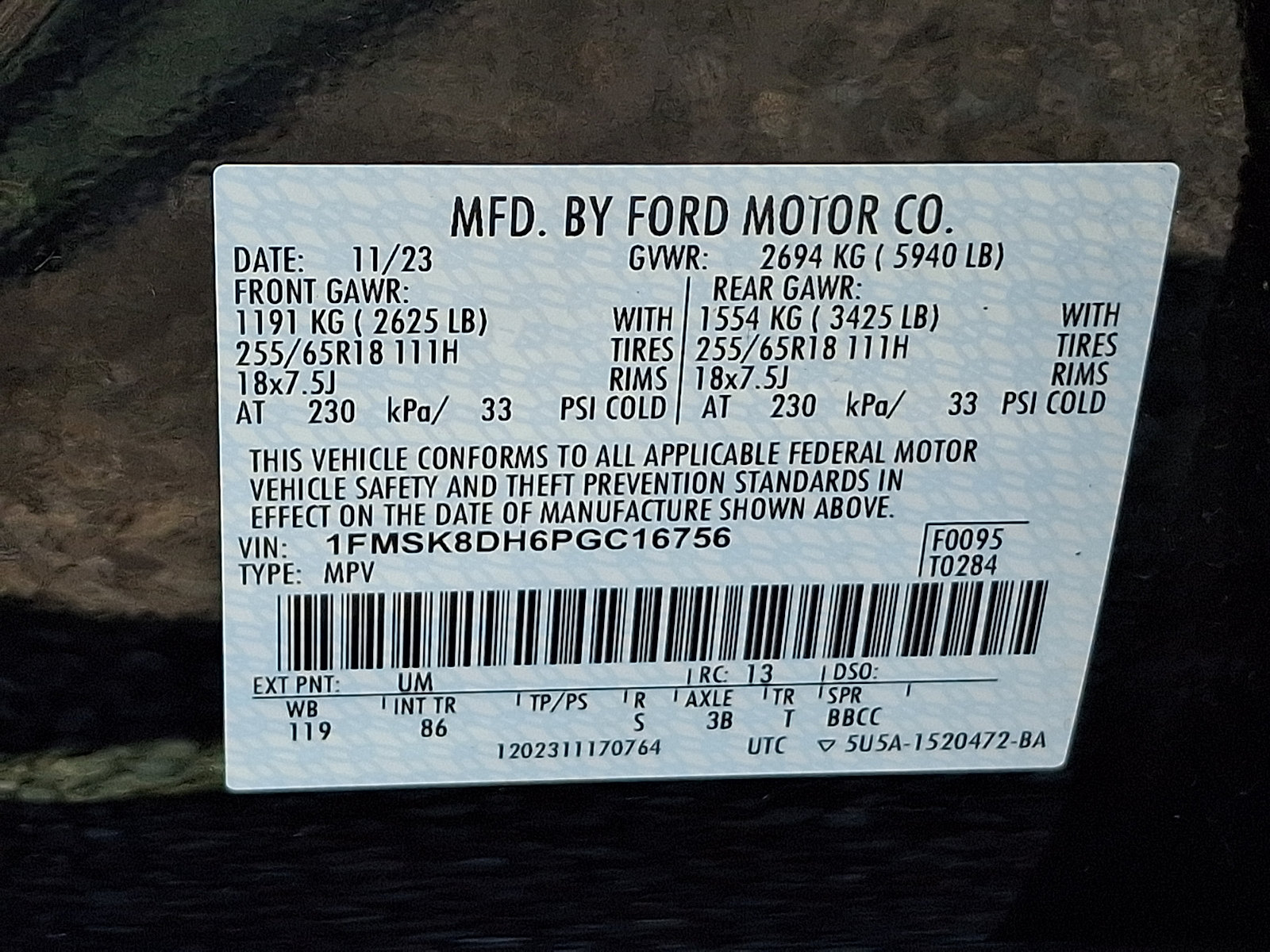 Certified 2023 Ford Explorer XLT AWD/4WD image 27