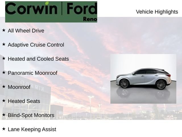 Used 2023 Lexus RX 350 w/ Accessory Package (Z1) AWD/4WD image 8