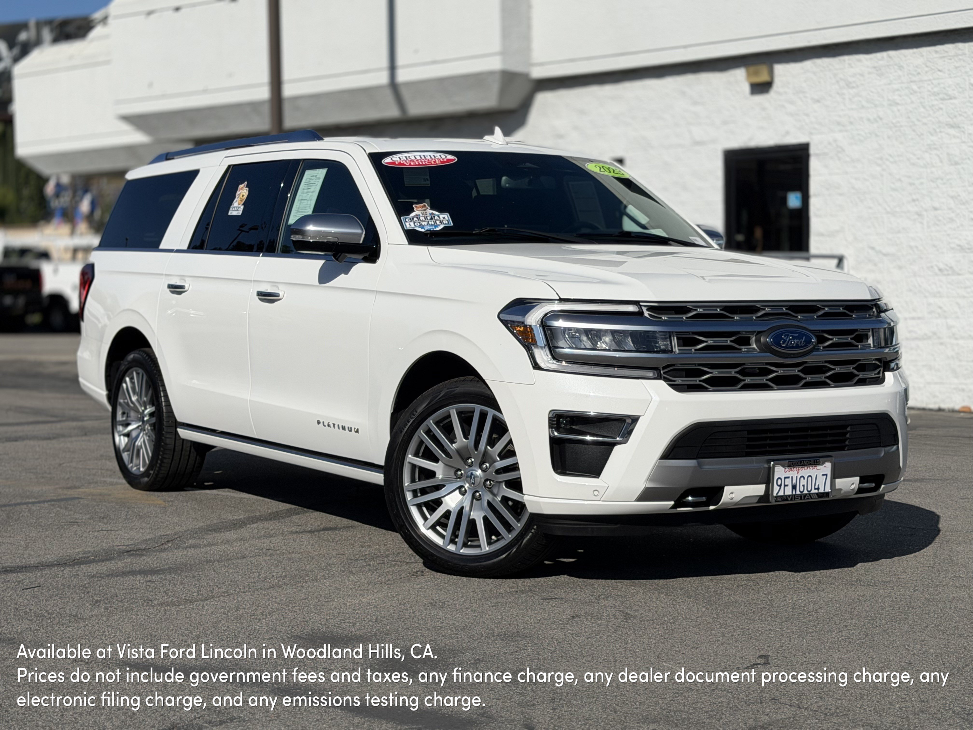 Certified 2023 Ford Expedition Max Platinum