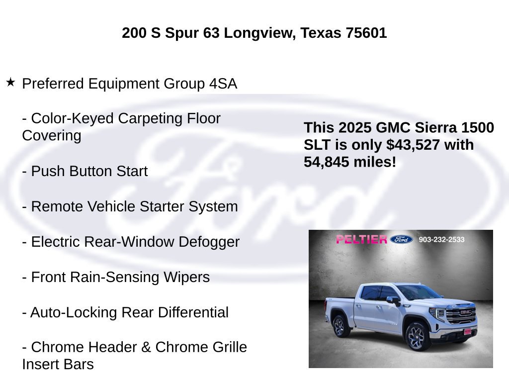 Used 2025 GMC Sierra 1500 SLT AWD/4WD image 10