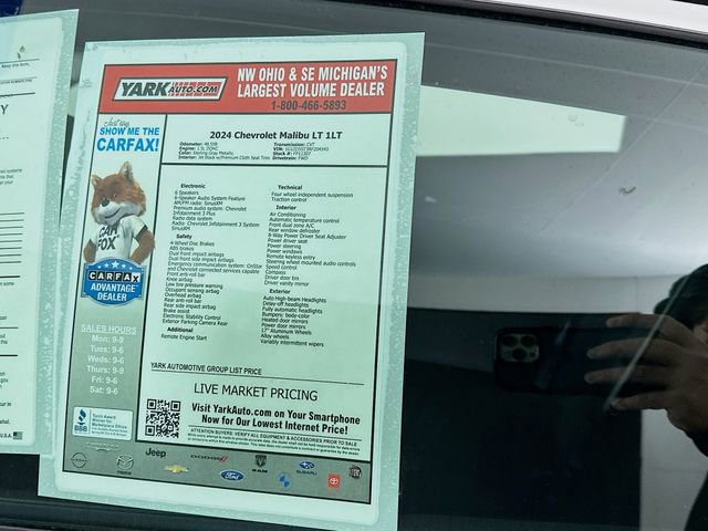 Used 2024 Chevrolet Malibu LT image 14