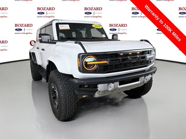 Certified 2026 Ford Bronco Raptor w/ Interior Carbon Fiber Pack