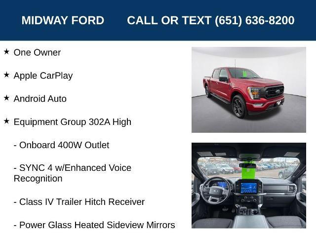 Certified 2022 Ford F150 XLT w/ Equipment Group 302A High AWD/4WD image 7