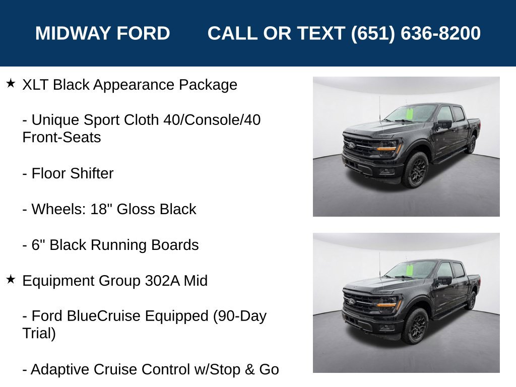 Certified 2024 Ford F150 XLT w/ Equipment Group 302A MID AWD/4WD image 10