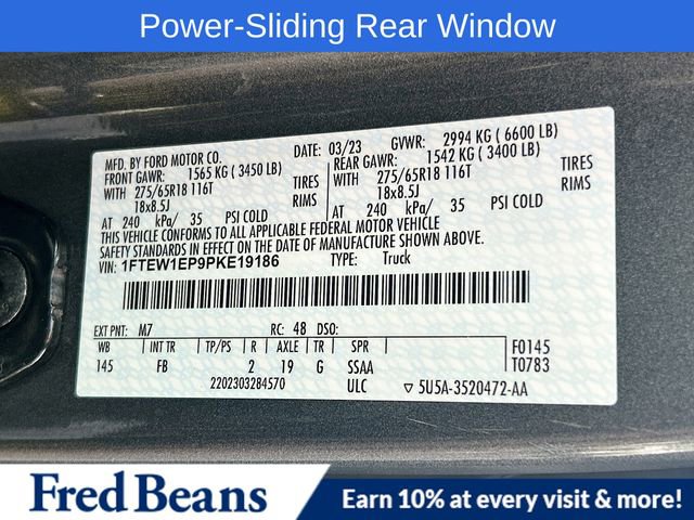 Certified 2023 Ford F150 XLT w/ Equipment Group 302A High image 35