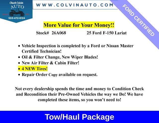 Certified 2025 Ford F150 Lariat AWD/4WD image 2