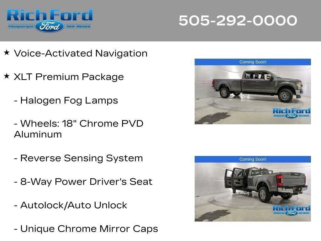 Certified 2021 Ford F250 XLT w/ XLT Premium Package AWD/4WD image 14