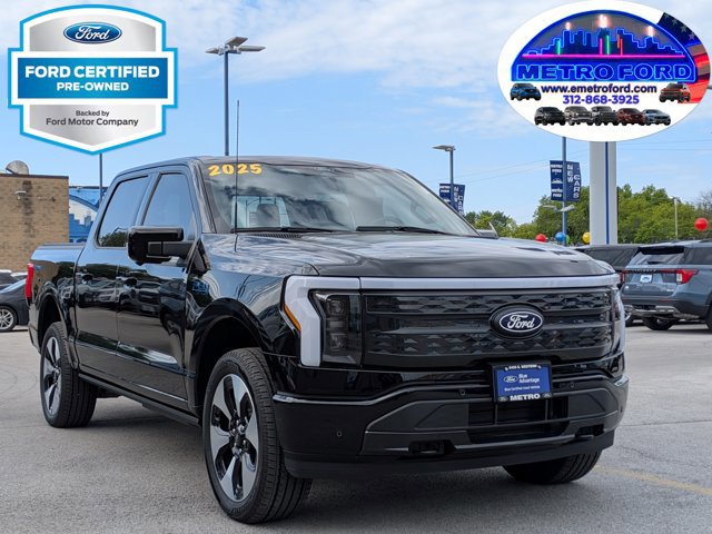 Certified 2025 Ford F150 Lightning Platinum