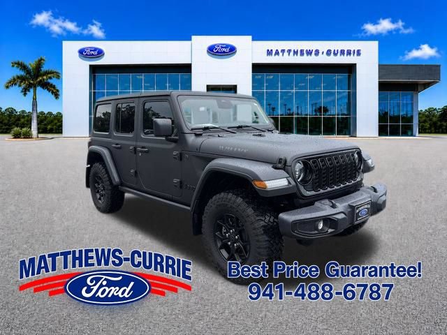 Used 2025 Jeep Wrangler Unlimited Sport AWD/4WD image 1