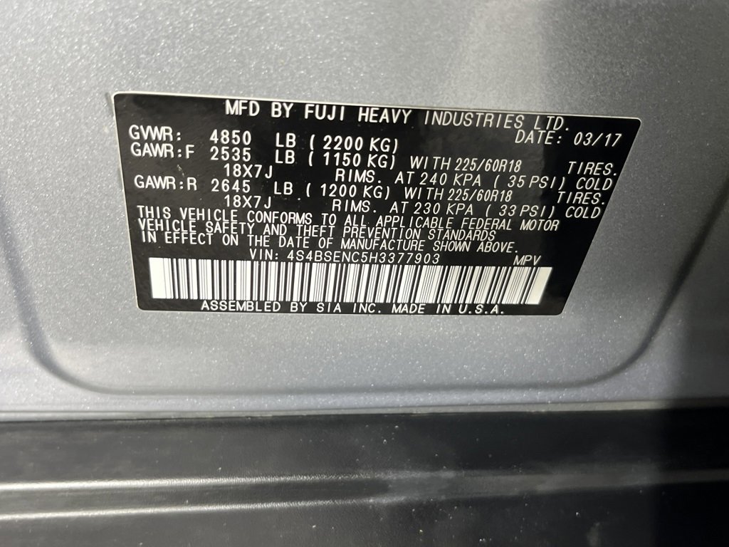 Used 2017 Subaru Outback 3.6R Limited image 9