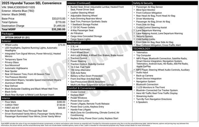 Used 2025 Hyundai Tucson SEL FWD image 2