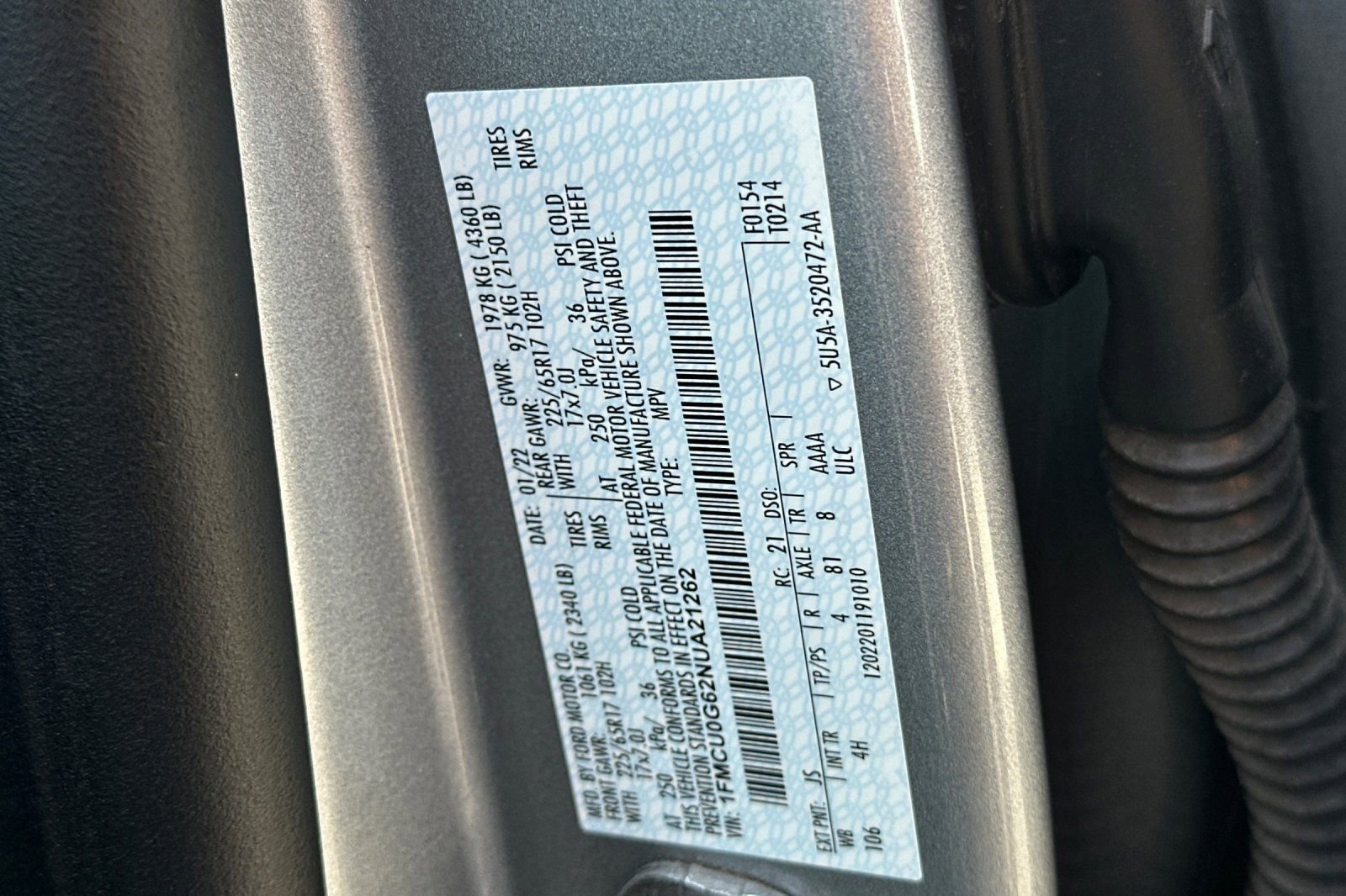 Certified 2022 Ford Escape SE FWD image 29