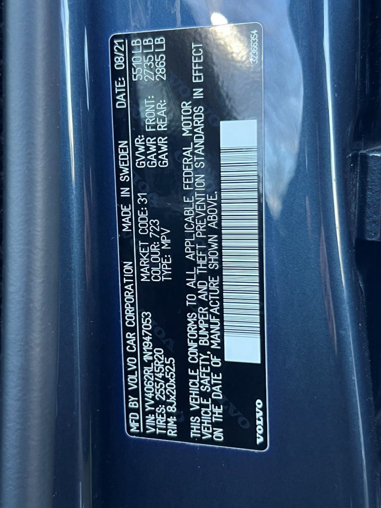 Used 2022 Volvo XC60 B6 Inscription w/ Advanced Package image 36