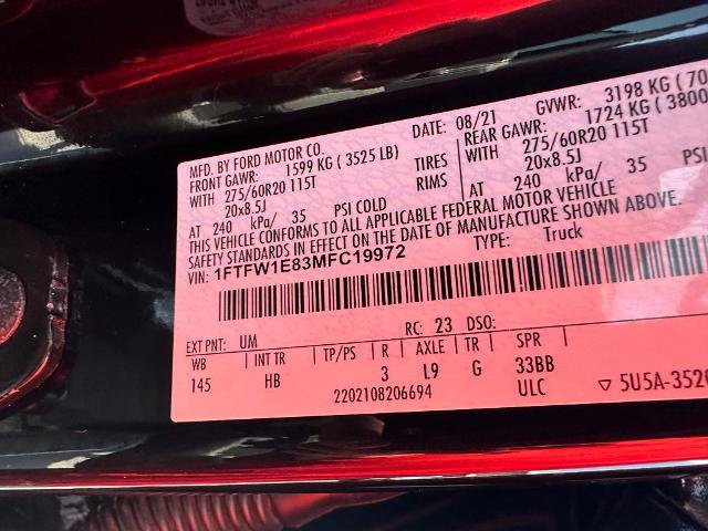 Certified 2021 Ford F150 Lariat AWD/4WD image 23