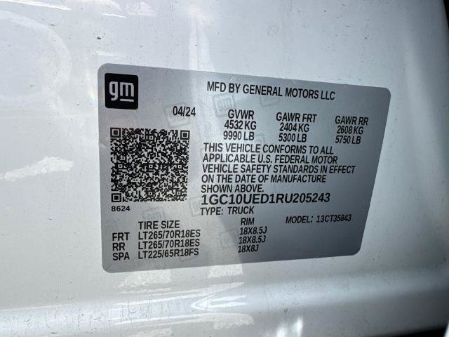 Used 2024 Chevrolet Silverado EV W/T AWD/4WD image 14
