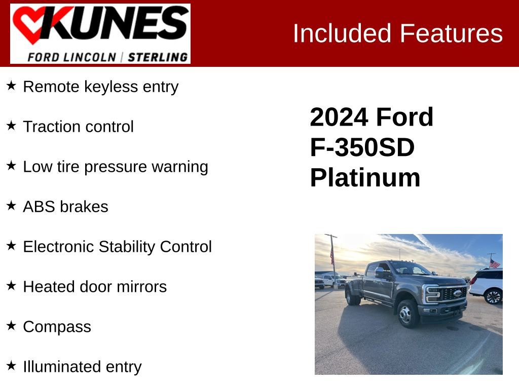 Certified 2024 Ford F350 Platinum w/ FX4 Off-Road Package image 2